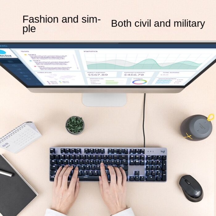 Logitech K845 Mechanical Backlit Keyboard Wired PlayerUnknown's Battlegrounds Keyboard - Image 2