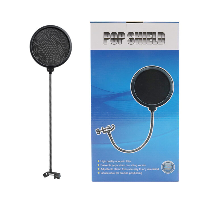 Direct Factory Supply Windscreen for Live Streaming Microphone Double Layer Capacitor Mic Windscreen for Broadcaster Recording Studio Microphone Windscreen - Image 6