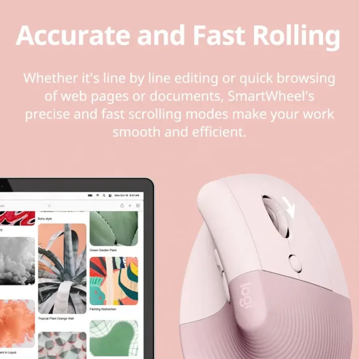 Logitech  lift mouse Wireless Bluetooth Mouse Business Office Softtone Mouse Ergonomic Business Office Mouse - Image 3