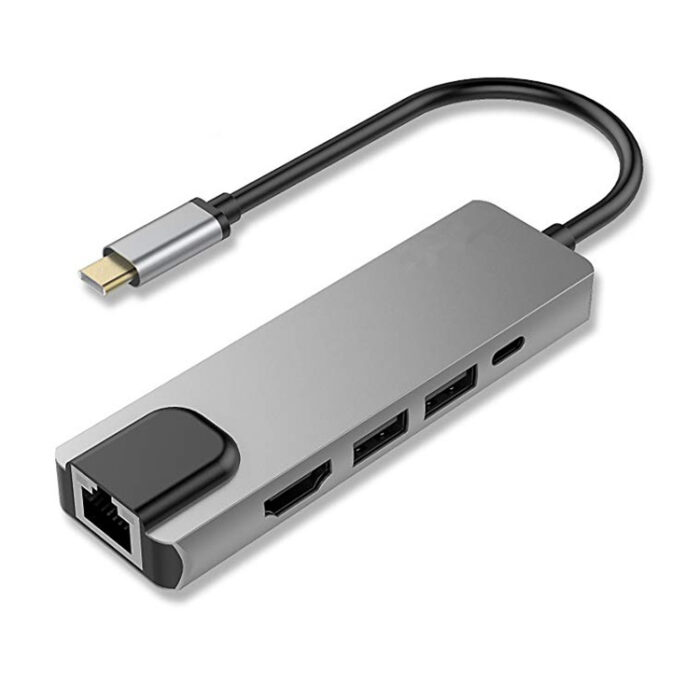 Type C docking station Type-C to HDMI 4K Gigabit Ethernet card 3.0HUB all in one - Image 5