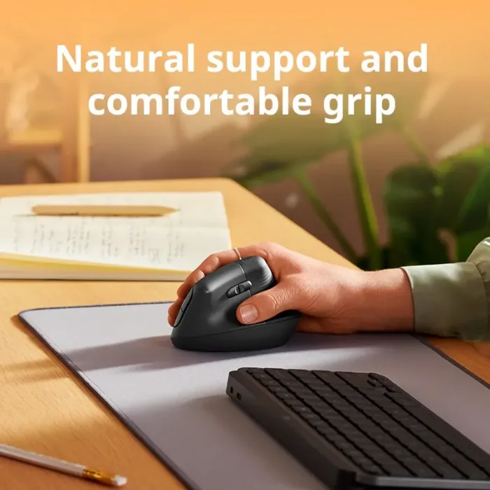 Logitech  lift mouse Wireless Bluetooth Mouse Business Office Softtone Mouse Ergonomic Business Office Mouse - Image 2