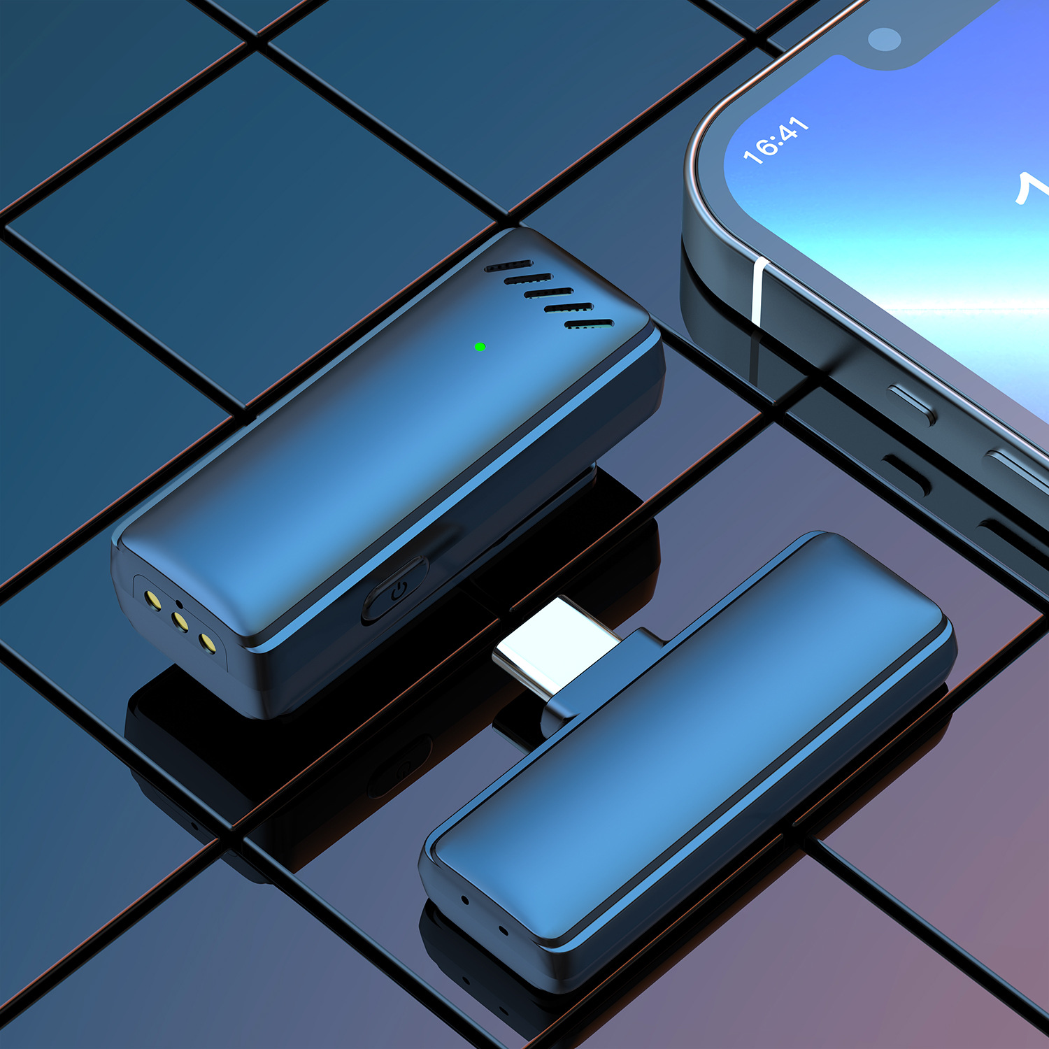 2.4G wireless lavalier microphone intelligent AI noise reduction professional live broadcast recording equipment - Image 4