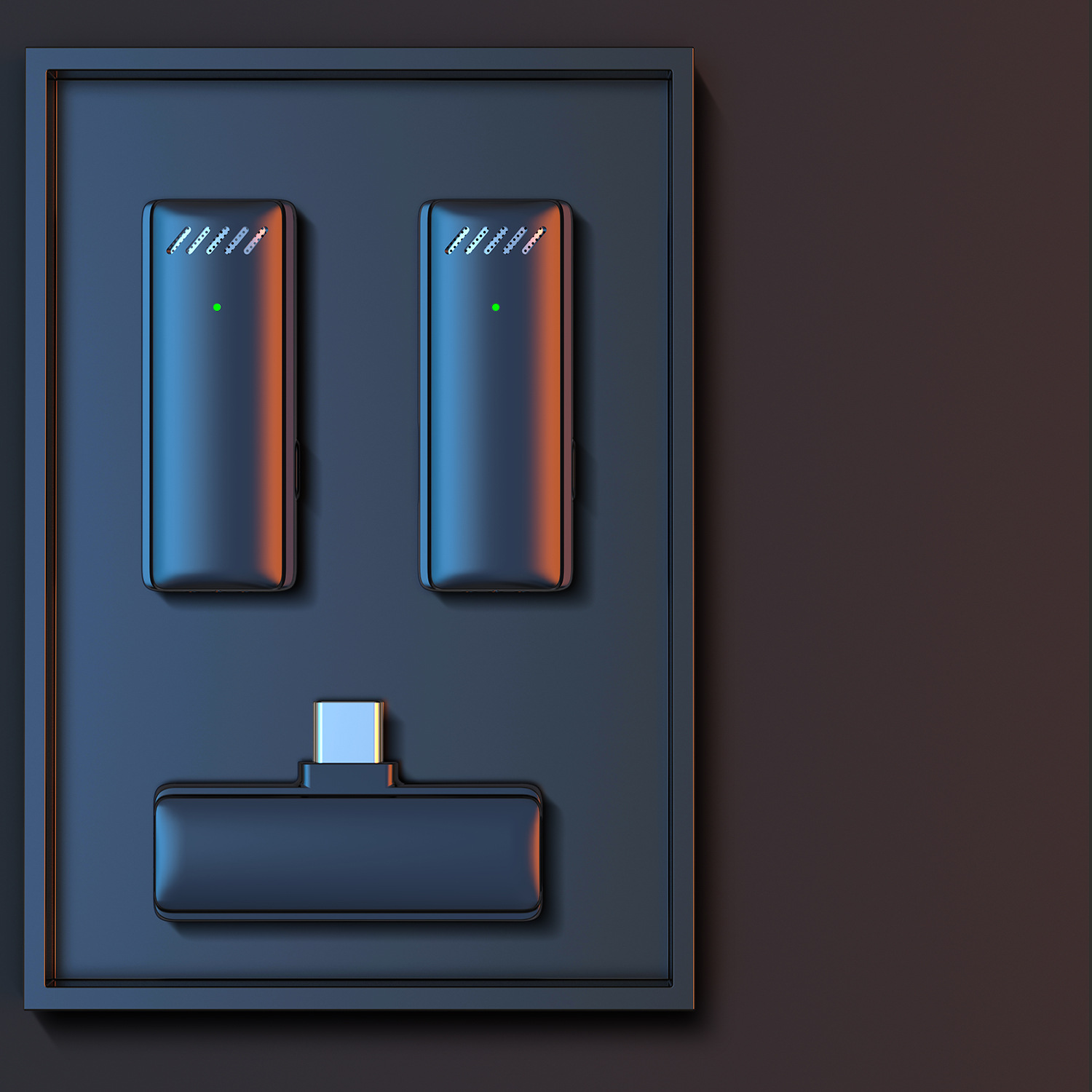 2.4G wireless lavalier microphone intelligent AI noise reduction professional live broadcast recording equipment - Image 3