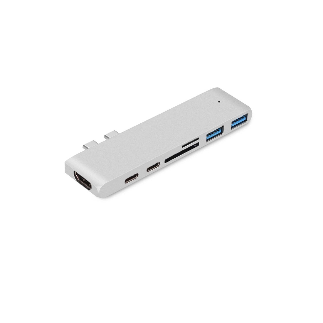 7-in-1 Dual Type-C to HDMI Dock USB 3.0 Hub Converter - Image 7