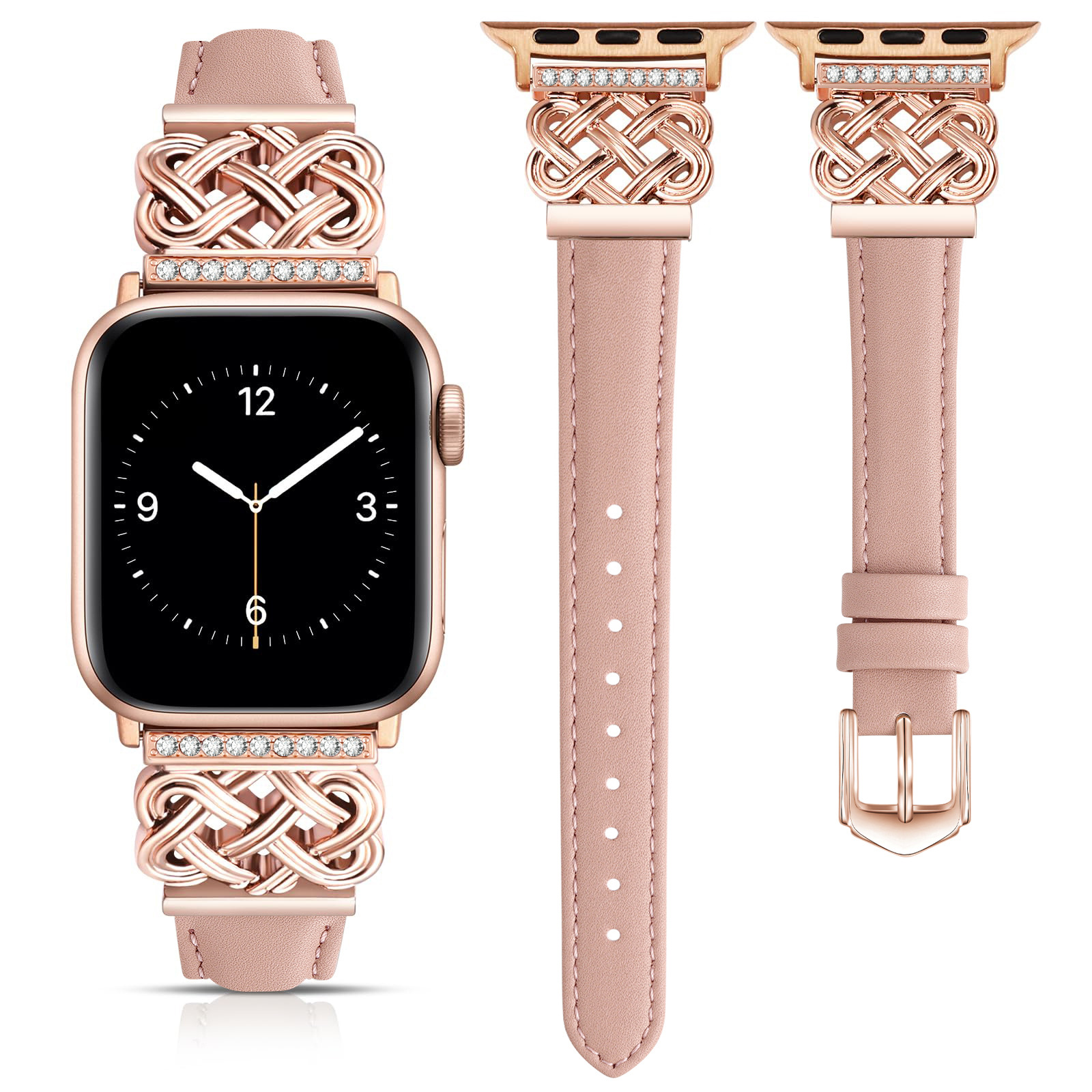 Strap Compatible with Apple Watch Band iWatch S10/SE98765 Metal Ultra-thin Watch Band - Image 12