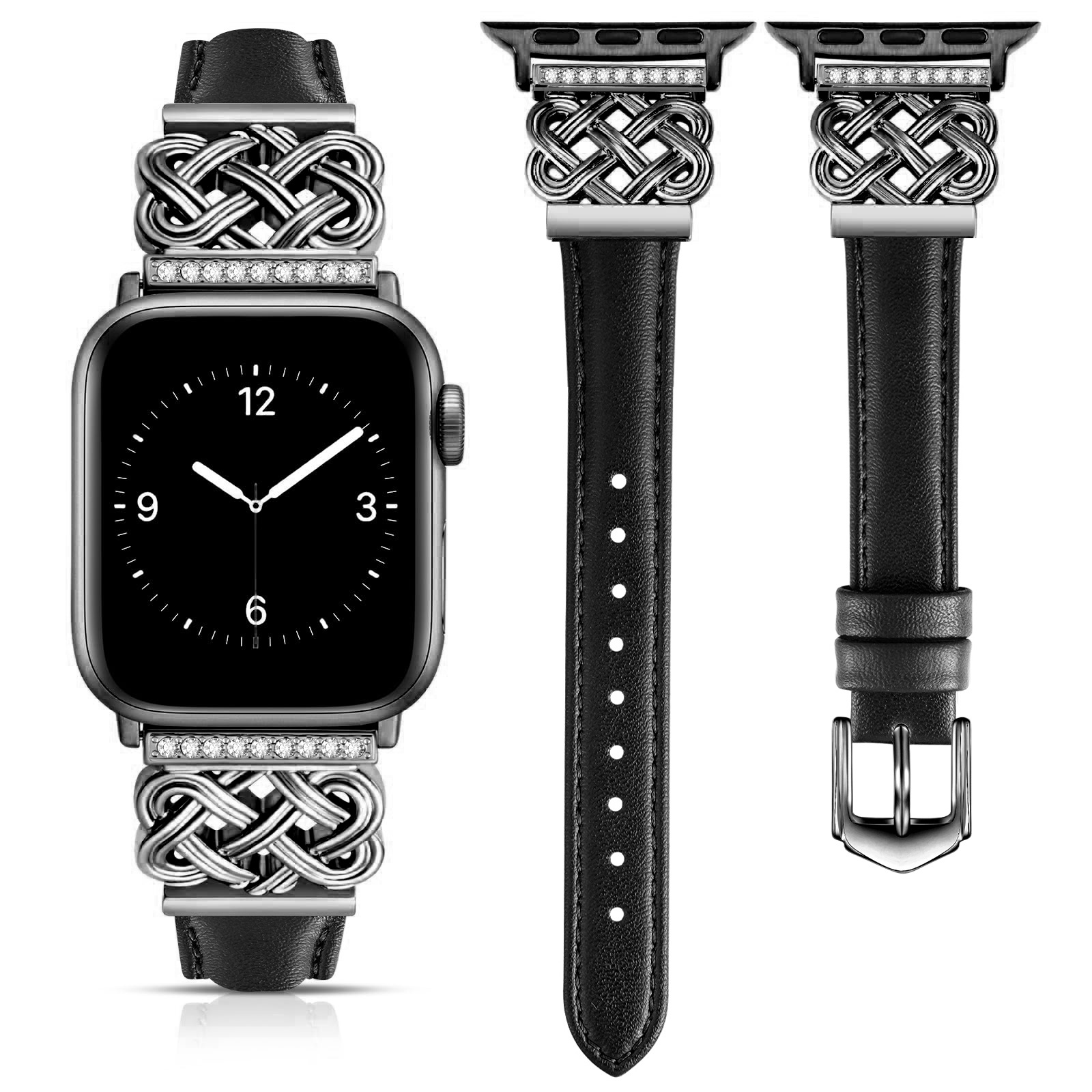 Strap Compatible with Apple Watch Band iWatch S10/SE98765 Metal Ultra-thin Watch Band - Image 7
