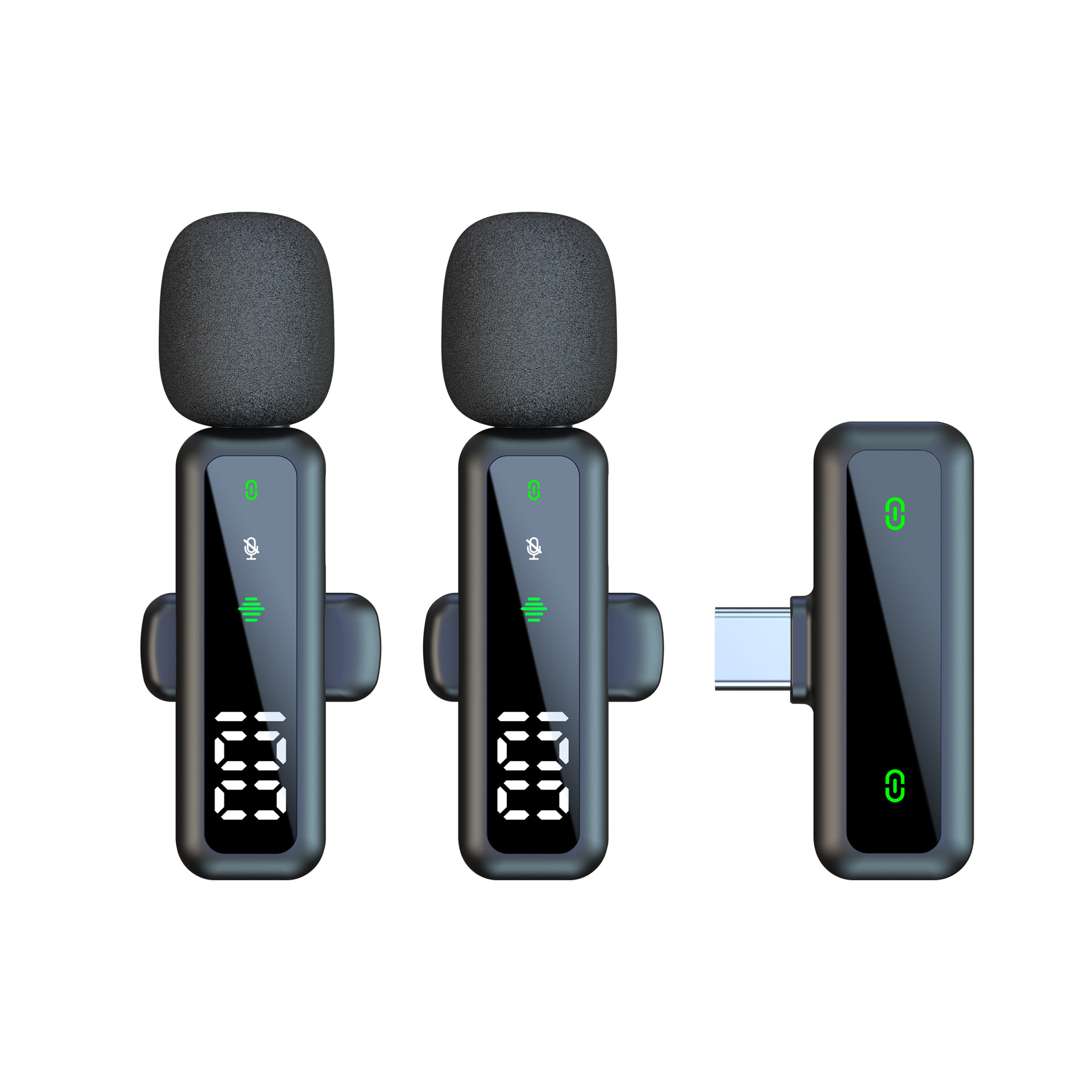 Wireless Lapel Microphone for Outdoor Computer Live Streaming Noise Reduction Universal Small Microphone - Image 9