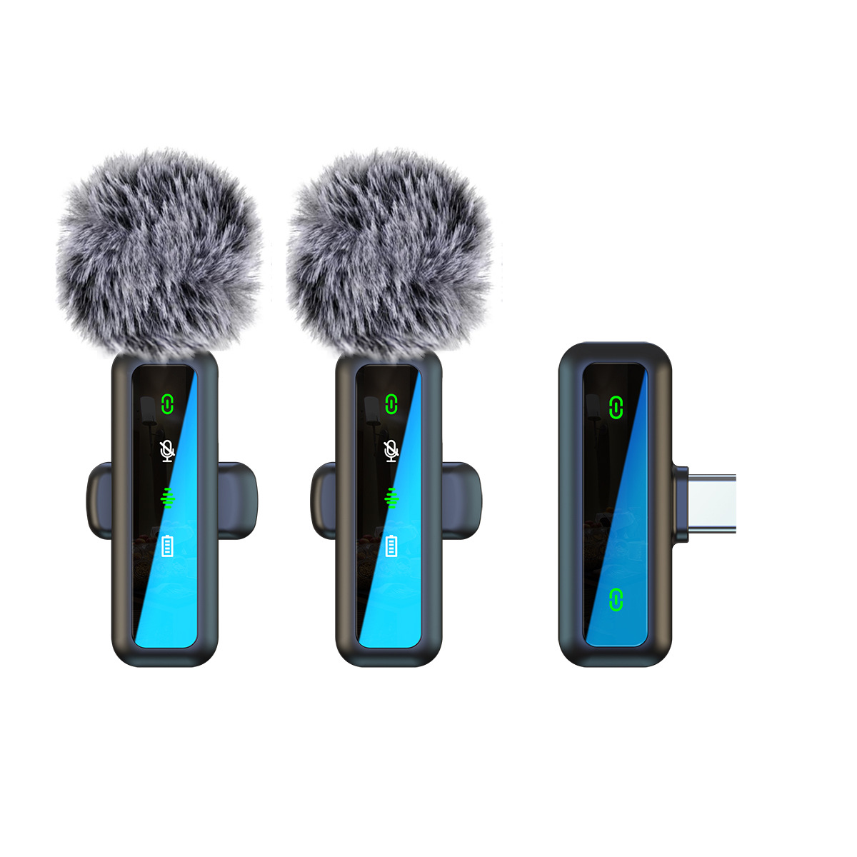 Wireless Lapel Microphone for Outdoor Computer Live Streaming Noise Reduction Universal Small Microphone - Image 2