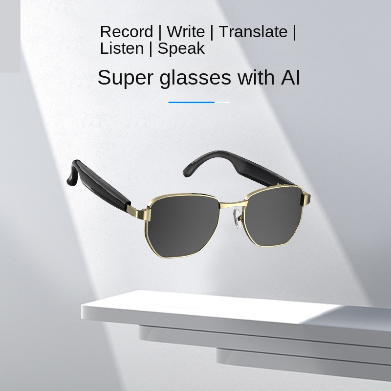 Bluetooth Smart AI Sunglasses Multi functional Real time Translation Headphones Call Listening to Music - Image 2