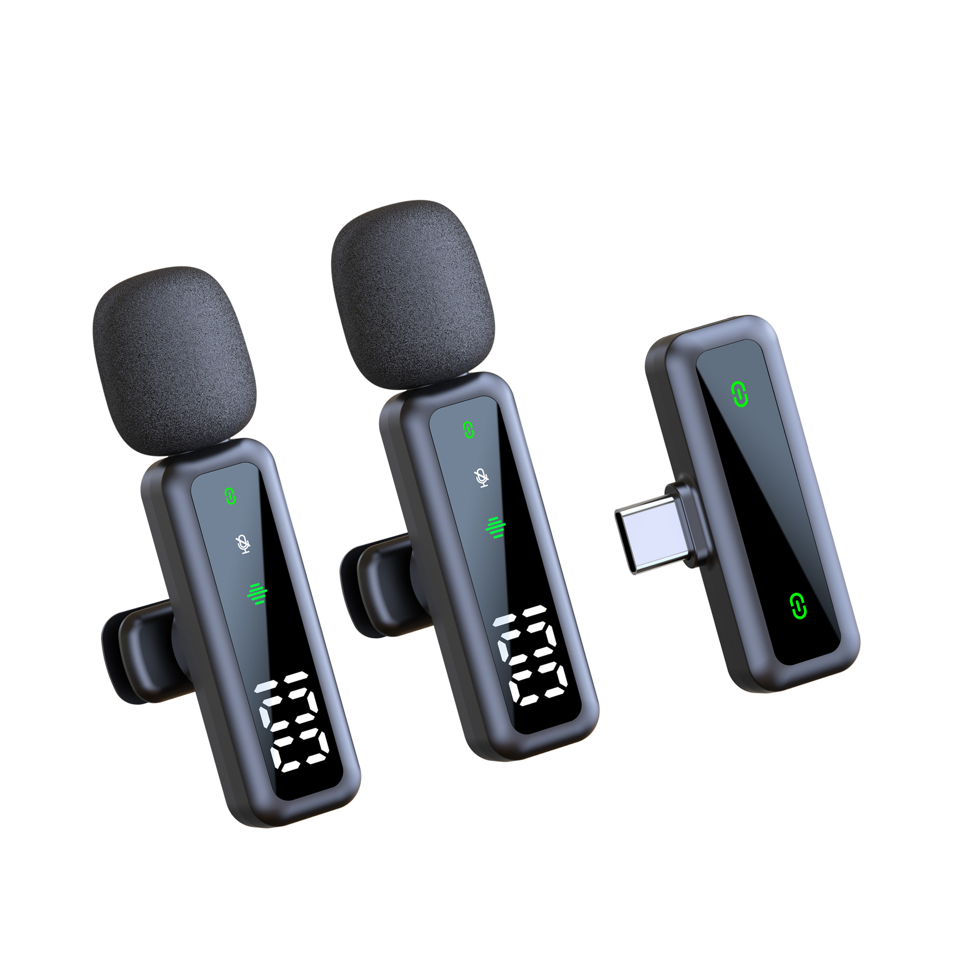 Wireless Lapel Microphone for Outdoor Computer Live Streaming Noise Reduction Universal Small Microphone - Image 3