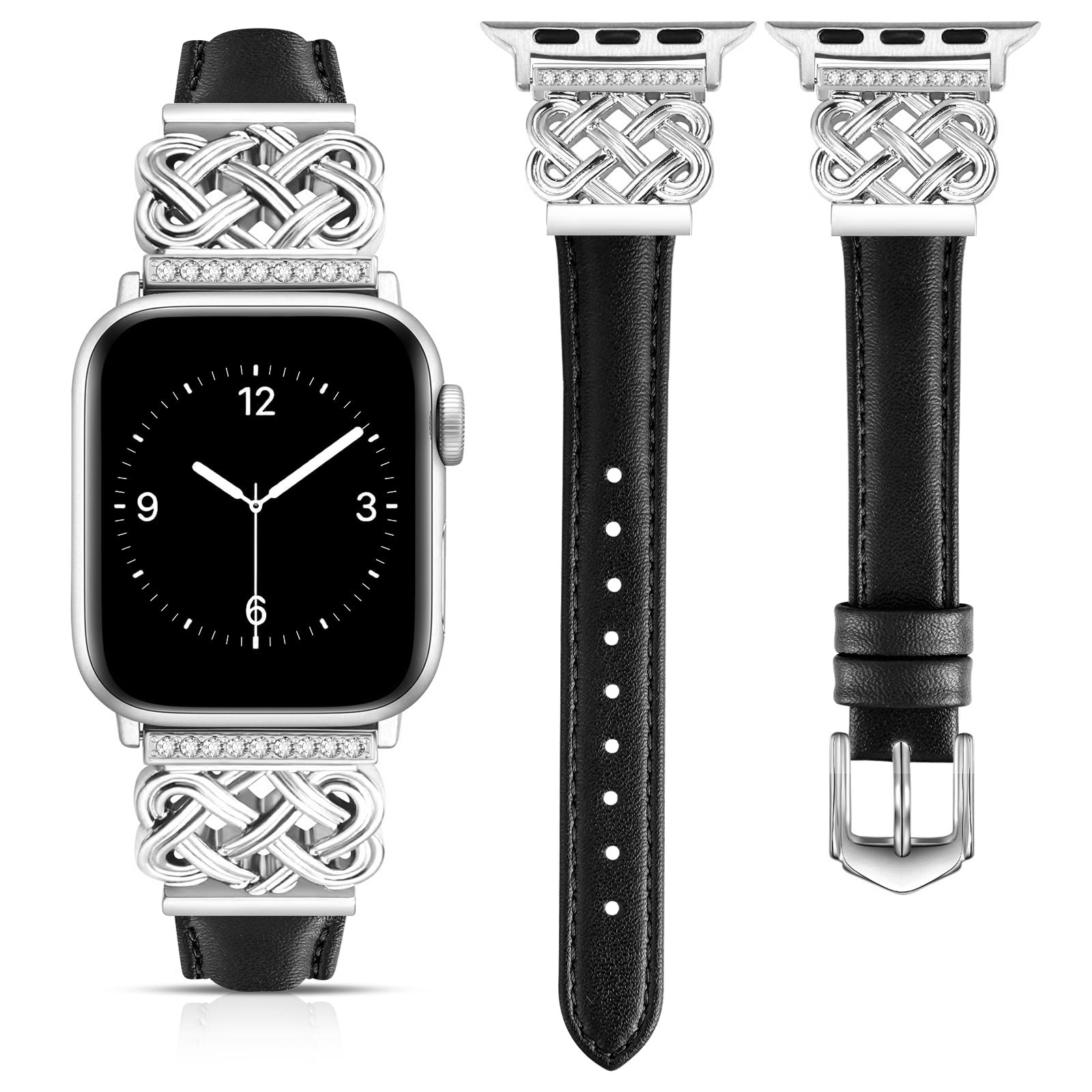 Strap Compatible with Apple Watch Band iWatch S10/SE98765 Metal Ultra-thin Watch Band - Image 16