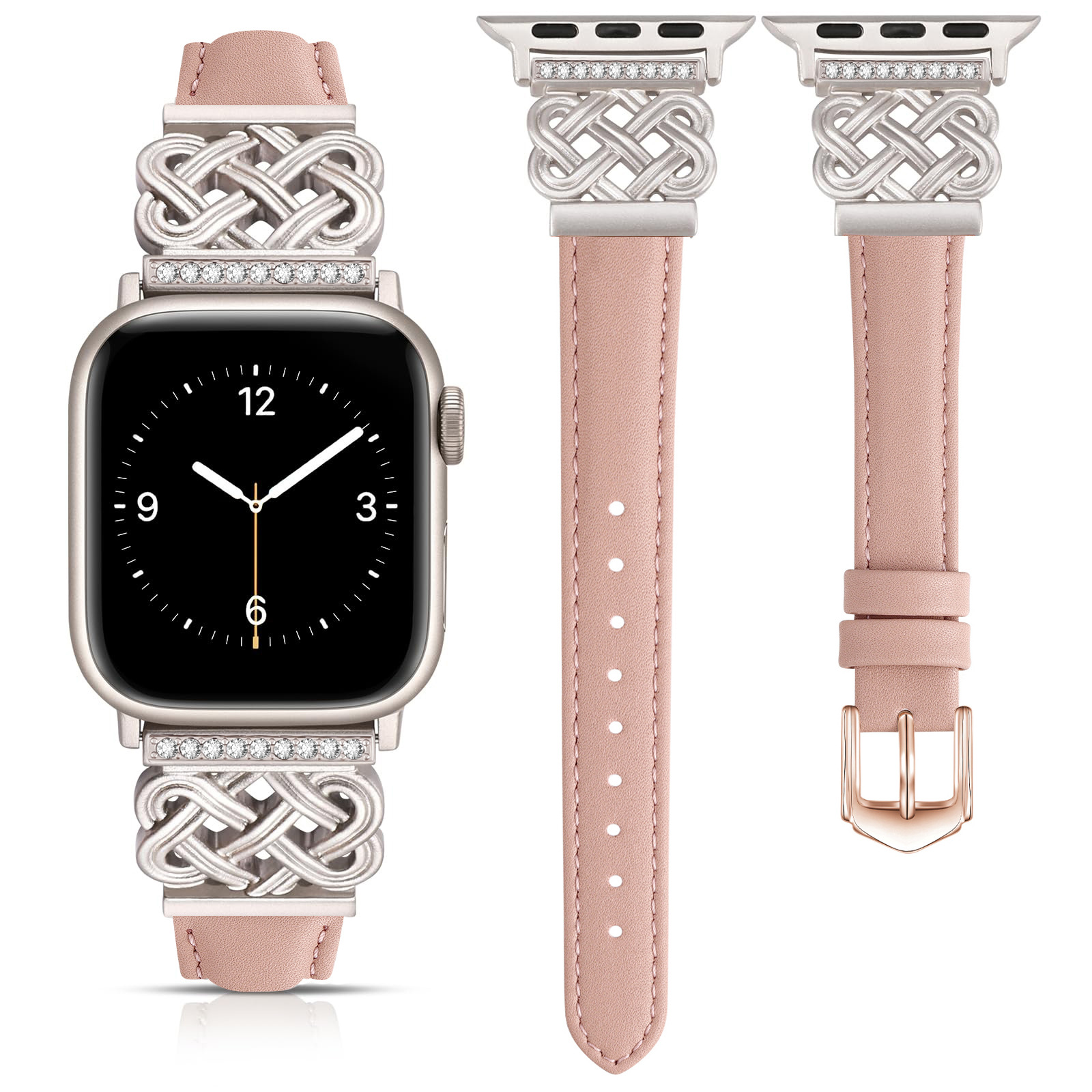 Strap Compatible with Apple Watch Band iWatch S10/SE98765 Metal Ultra-thin Watch Band - Image 13