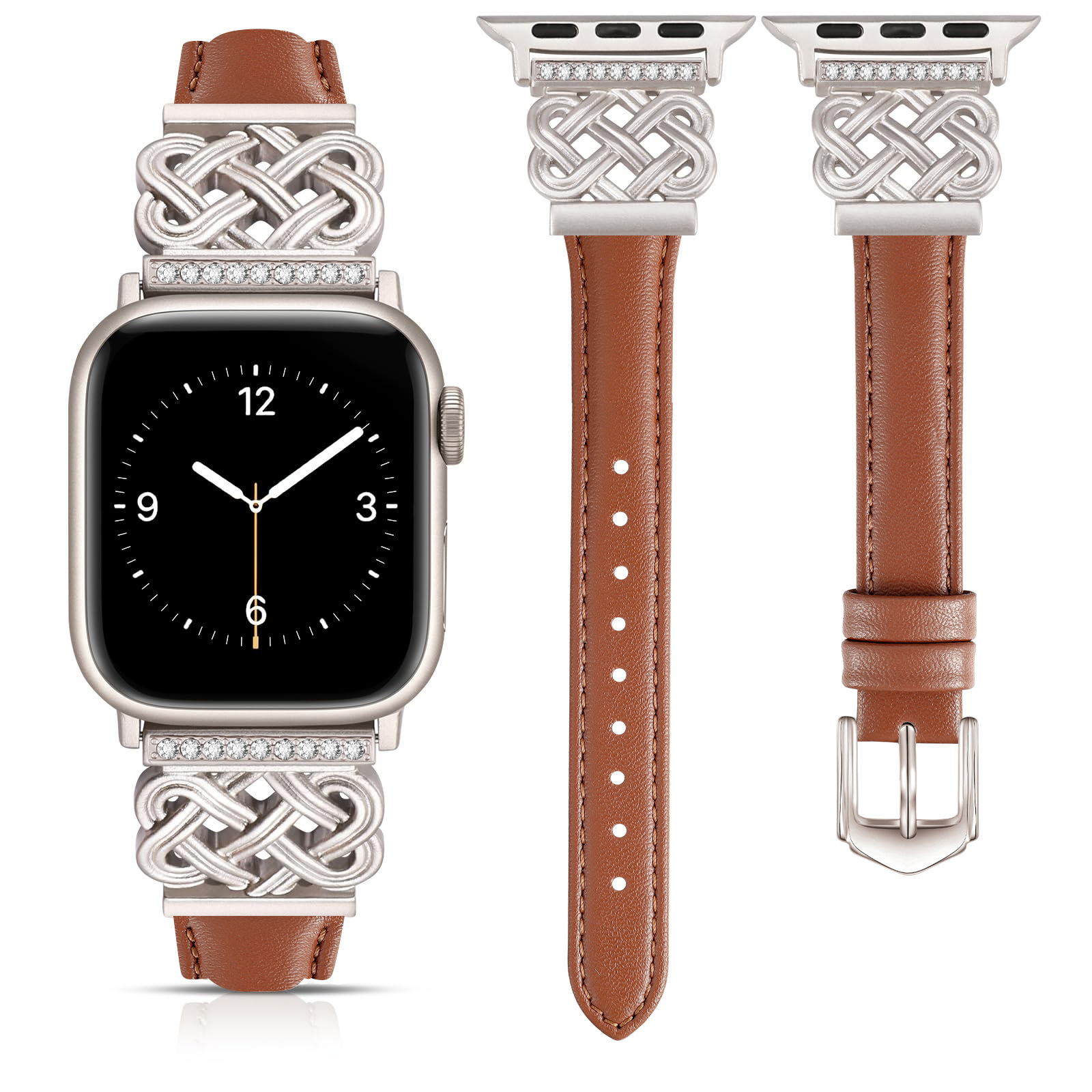 Strap Compatible with Apple Watch Band iWatch S10/SE98765 Metal Ultra-thin Watch Band - Image 11