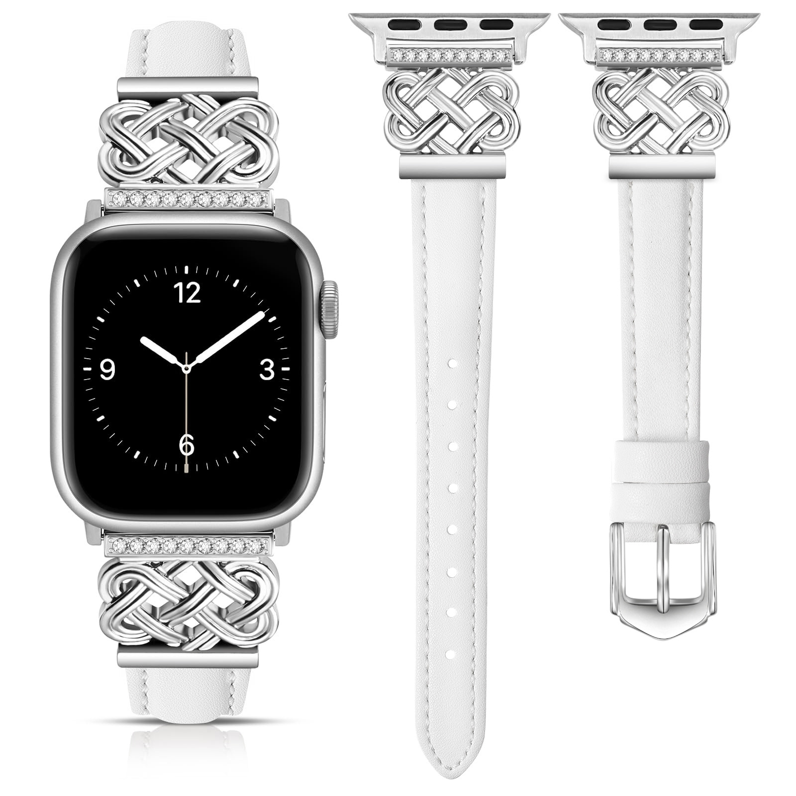 Strap Compatible with Apple Watch Band iWatch S10/SE98765 Metal Ultra-thin Watch Band - Image 8