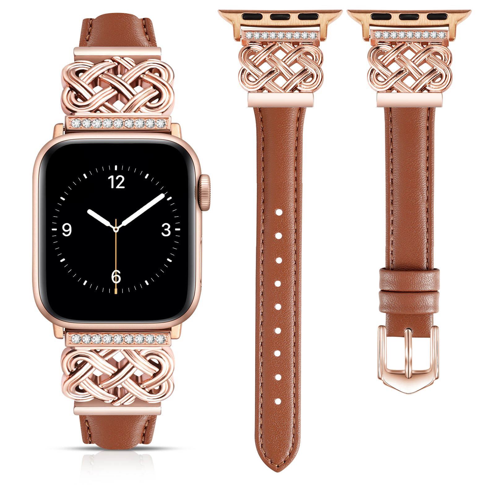 Strap Compatible with Apple Watch Band iWatch S10/SE98765 Metal Ultra-thin Watch Band - Image 10