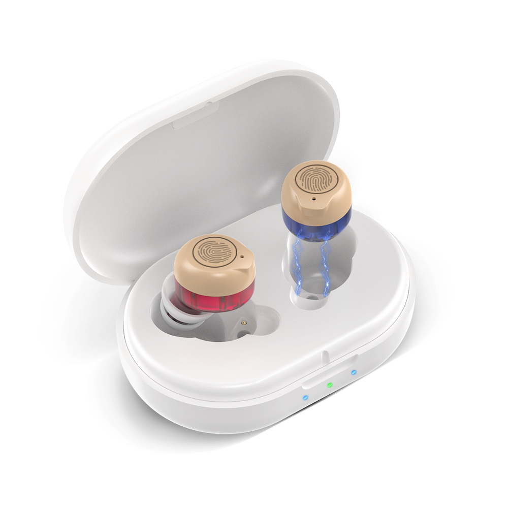 Hearing Aid Sound Amplifier for Elderly with Magnetic Charging Case, Mini Invisible Sound Collector, Portable Audio Enhancer - Image 8